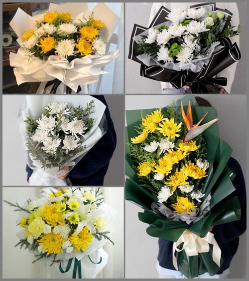 四川成都崇州市大划镇净居村白事花束代送